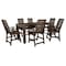 Highwood Usa Weatherly 7pc Rectangular Counter Height Outdoor Patio Furniture Dining Set 84 x 42 AD-ST7WL2CO5BA-ACE - alternate 1